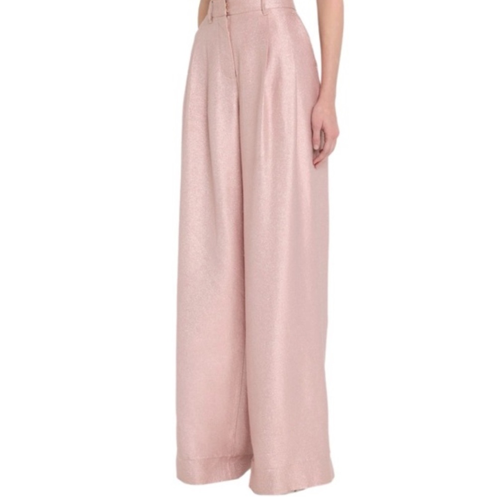 Elegant Pink Wide-Leg Pants